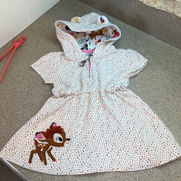 Disney Swim Disney Bambi Toweling Swim Cover Up Beach Dress